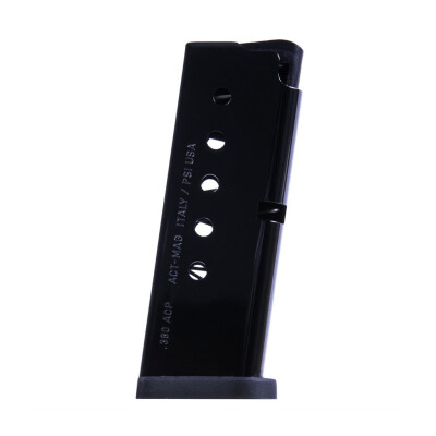 Diamondback DB380 6 Round Magazine .380 ACP With Flat Bottom Base Plate Alloy Body Black Finish