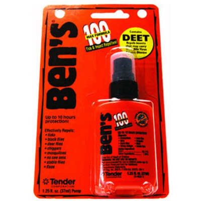 Ben's 100 Tick and Insect Repellent 1.25 oz Pump Spray