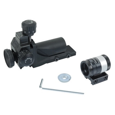 Anschutz Precision Target Rifle Sight Set 11mm Dovetail 6805 Rear Sight 6832 Front Sight Polymer/Steel Black ANS000934