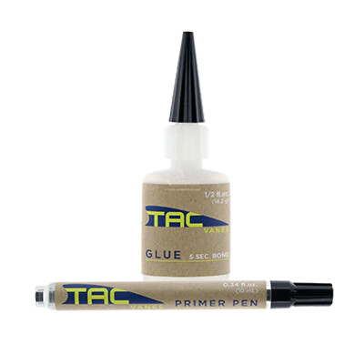 Tac Vanes Adhesion Kit Arrow Repair Kit .5 oz Bottle