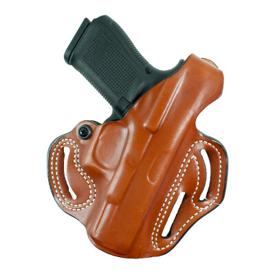DeSantis Thumb Break Scabbard For M&P Shield 9 EZ Belt Holster Right Hand Tan