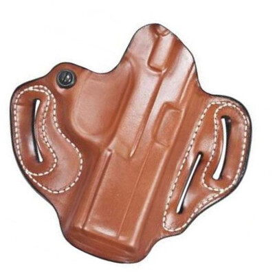 DeSantis Gunhide Thumb Break Scabbard fits SIG P250/320 Compact Belt Slide Holster Right Hand Leather Tan