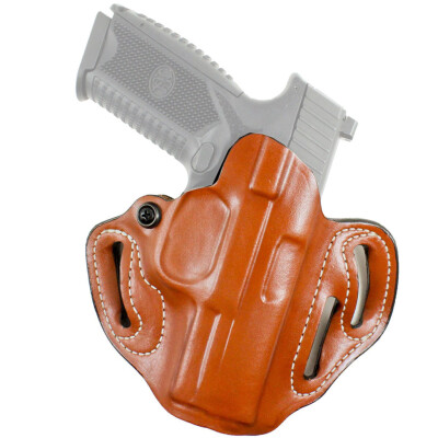 DeSantis Speed Scabbard FN 509 Belt Holster Right Hand Draw Leather Tan
