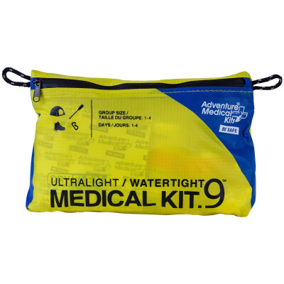Adventure Medical Kits Ultralight / Watertight .9 Medical Kit Up to 4 People for 4 Day Trip