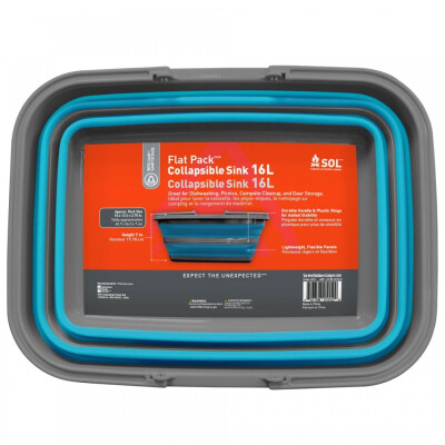 SOL Flat Pack Sink 16L With Carry Handle