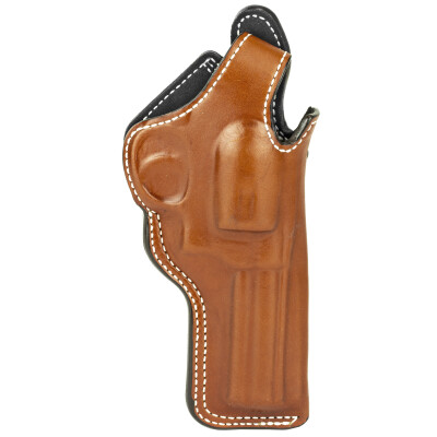 DeSantis Gunhide Dual Angle Hunter For Ruger Redhawk with 4" Barrel, Colt Anaconda with 4" Barrel, SW N Frame Revolver with 4" Barrel Belt Holster Right Hand Leather Tan 016TC44Z0