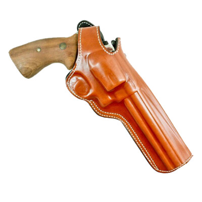 DeSantis Dual Angle Hunter For S&W L Frame 6-6.5" Barrel OWB Belt Holster Leather Tan