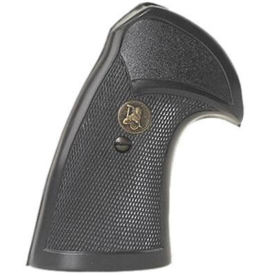 Pachmayr Presentation Grips S&W K, L Frame Square Butt Revolver Rubber Black 03267
