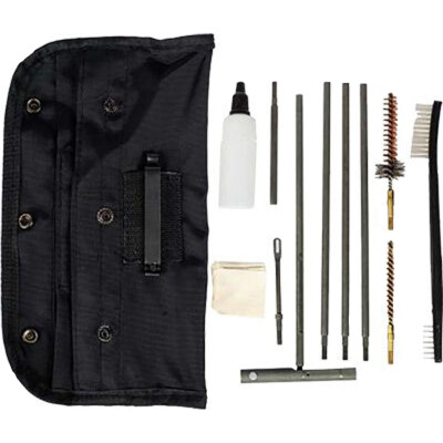 Tac-Shield Universal GI Cleaning Kit, Black Pouch, 16 Pieces