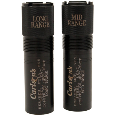 Carlson's 12 Gauge Beretta/Benelli Mobil Waterfowl Choke Tube 2-Pack 1704 Stainless Steel 07110