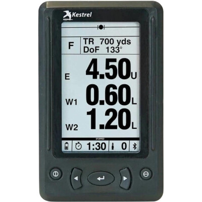 Kestrel HUD Heads Up Display with Remote for Series 5 Ballistics Meters Electronic DOPE Card Black