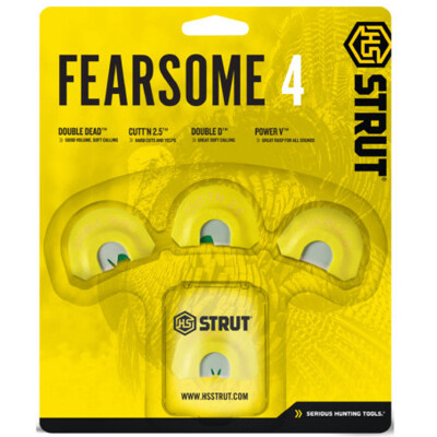 Hunters Specialties Strut Fearsome 4 Diaphragm Call Pack Turkey