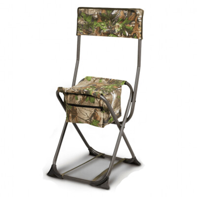 Hunter Specialties Camo Dovechair with Back Max Capacity 225lbs Realtree Edge Camouflage
