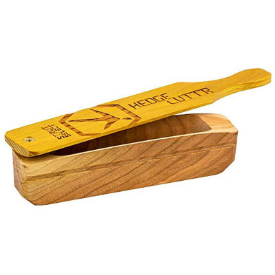 Hunters Specialties Strut Select Hedge Cutt'R Box Call Turkey American Cherry and Hedge Natural