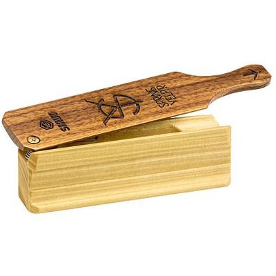 Hunters Specialties Strut Spring Yelp'R Box Call Turkey American Poplar and Walnut Natural