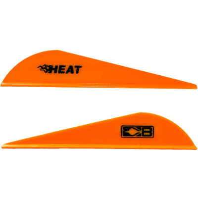 Bohning Blazer Heat Hunting Vanes 6 Grains Synthetic Neon Orange 36 Pack