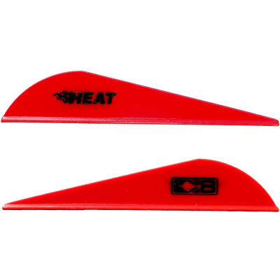 Bohning Blazer Heat Hunting Vanes 6 Grains Synthetic Red 36 Pack