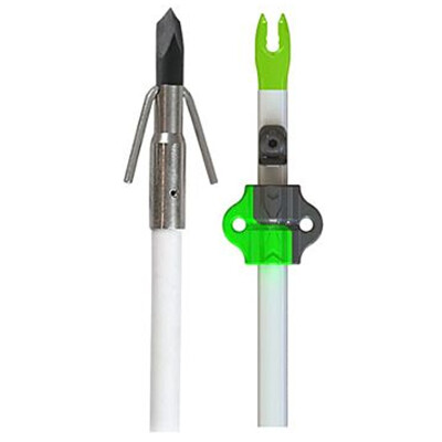 Muzzy Fish Arrow W/Gar Point Nock & Bottle Slide