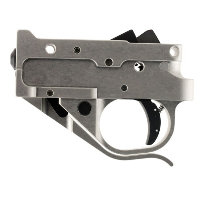 Timney Trigger Trigger Pull Set for Ruger 10/22 2-3/4 Pounds Silver Housing/Black Trigger Shoe