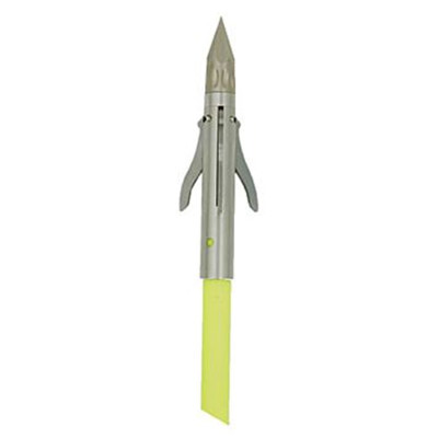 Muzzy Fish Arrow W/Iron 3-Barb Nock & Bottle Slide Chartreuse