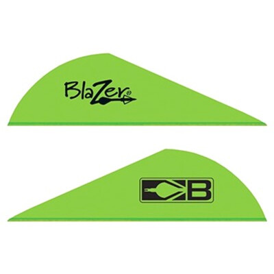 Bohning Blazer Vanes 2" Solid Neon Green 36 Pack 10831NG2