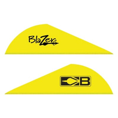 Bohning Blazer Vanes 2" Solid Neon Yellow 100 Pack 10832NY2