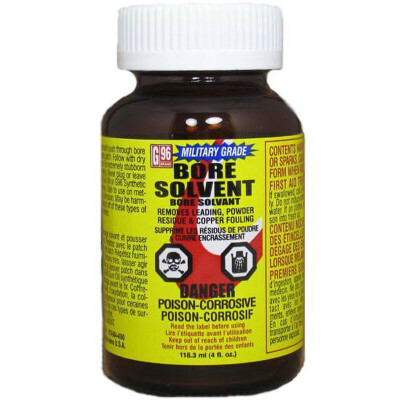 G96 Brand Military Grade Bore Solvent 4 oz Bottle 1107