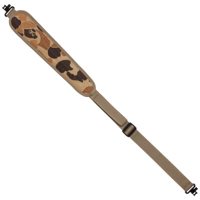 Browning Range Pro Sling with Non-Slip Pad and Sling Swivels Nylon Vintage Tan Camo