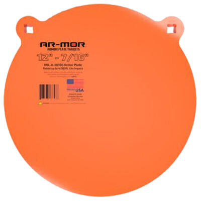 AR-MOR 12" Gong MIL41600 Steel 7/16" Thick