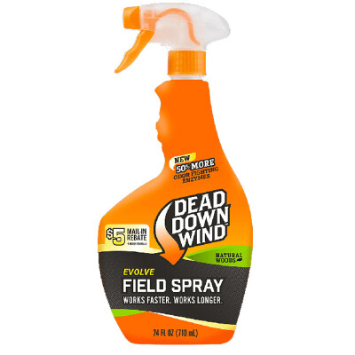Dead Down Wind Evolve Field Scent Elimination Spray Natural Woods 24 oz
