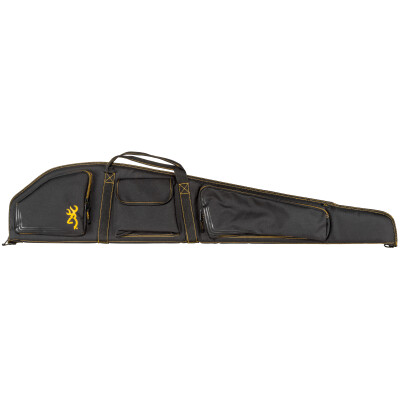 Browning Flexible Rifle Case 50" Three Side Pocket Black and Gold