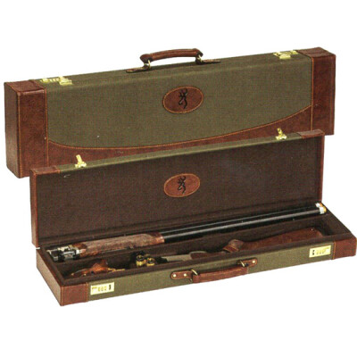 Browning Signature Encino II Luggage Case High Rib O/U Shotguns Up to 32" Barrels Sage Green Redwood