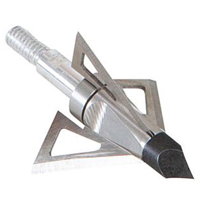 Allen CX Ballistic SS Crossbow Broadhead 3 Blade 100 Grain 1-1/8 inch Cutting Diameter 3 Pack
