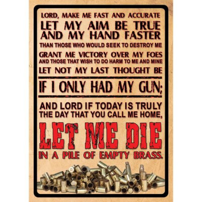River's Edge Products "Lord's Prayer" Sign Steel 12 x 17 Inches 1500