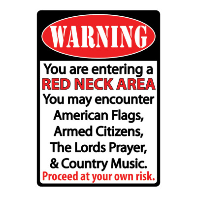 Rivers Edge Products "Redneck Zone" Tin Sign, 12"x17", 1518