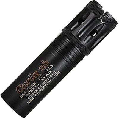 Carlson's 12 Gauge Beretta and Benelli Mobil Ported Sporting Clays Choke Tube Improved Cylinder 17-4 Stainless Steel Blued 15593