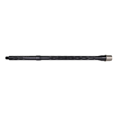 Faxon Match AR-15 Barrel 18" FLAME Fluted .223 Wylde 1/8 Twist Rifle Length Gas Stainless Black 15BW8R18LMQ-5R-NP3
