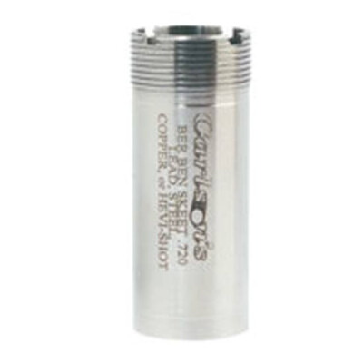 Carlson's 12 Gauge Beretta and Benelli Mobil Flush Mount Choke Tube Cylinder 17-4 Stainless Steel 16611