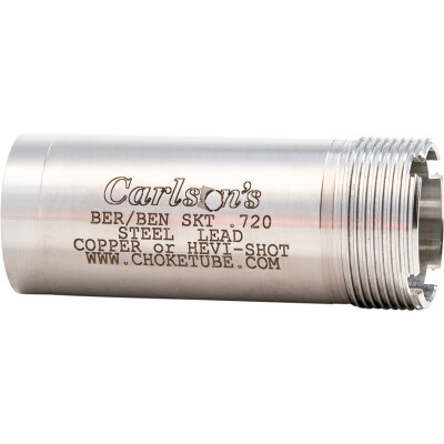 Carlson's 12 Gauge Beretta and Benelli Mobil Flush Mount Choke Tube Skeet 17-4 Stainless Steel 16612