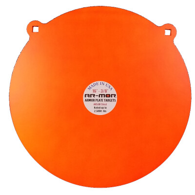 AR-Mor 16" AR500 Steel Gong Target 3/8" Orange