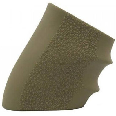 Hogue HandAll Universal Slip On Grip Fullsize Semi Automatic Rubber OD Green