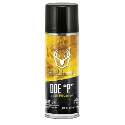 Buck Bomb Doe "P" Bomb Deer Lure Pure Urine 6.65 oz Aerosol