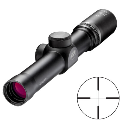 Burris 2x20mm Handgun Scope Plex Reticle 1" Tube 1/2 MOA Matte Black 200218