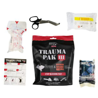American Medical Kits Trauma Pak III with Dressing Bandage and SWAT-T Tourniquet