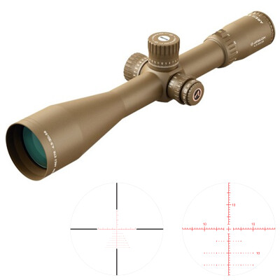 Athlon Ares ETR 4.5-30x56mm Riflescope Illuminated Etched Glass MIL Reticle 34mm Tube 0.10 MIL Adjustment Side Adjust Parallax First Focal Plane Matte Brown