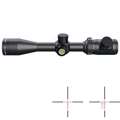 Athlon Neos 4-12x40 Riflescope Illuminated Etched Glass BDC 500 Reticle 1" Tube 0.25 MOA Adjustment Side Adjust Parallax Second Focal Plane Matte Black
