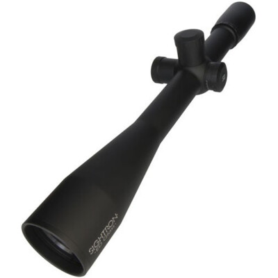 SIIISS Competition 45x45mm Riflescope Target Dot .1 MOA Reticle 30mm Tube 0.10 MOA per Click Side Parallax Adjustment Matte Black