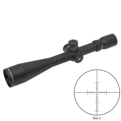 Sightron SIII Long Range 6-24x50 Riflescope MOA-2 Reticle 30mm Tube .25 MOA Adjustments Side Focus Parallax Tactical Turrets Zero Stop Matte Black Finish
