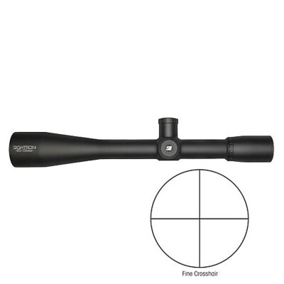 Sightron, SIII 45X45mm Rifle Scope 30mm Tube Fine Crosshair Reticle 1/10 MOA Adjustments Second Focal Plane Black