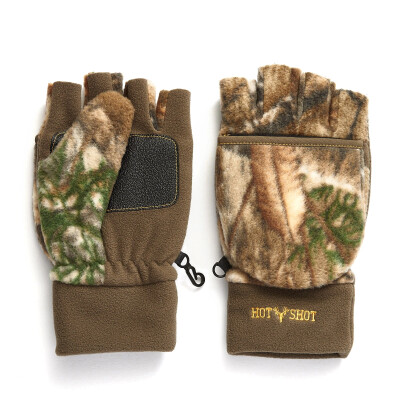 Hot Shot Gear "Bulls-Eye Pop-Top Mitten Size Large Realtree Edge